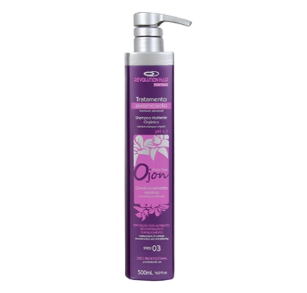 04 - Shampoo Nutriente Orgânico Ojon sem sal. Tratamento Avançado