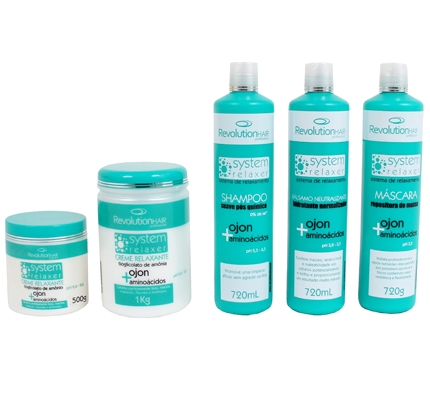 Kit System Relaxer Tioglicolato de Amônia