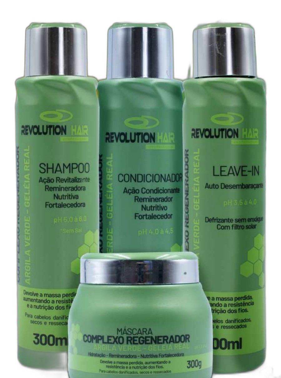Kit Reconstrutor Argila Verde & Geléia Real Home Care